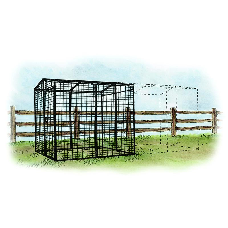 OverEZ Walk-In 8' Chicken Run 