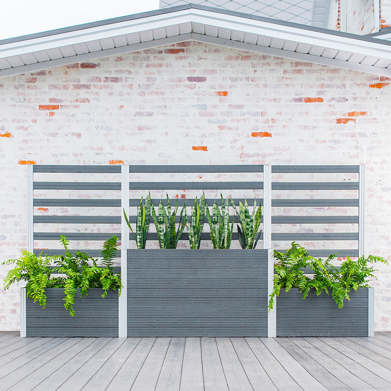 Urbana Parklette Combo With Trellis